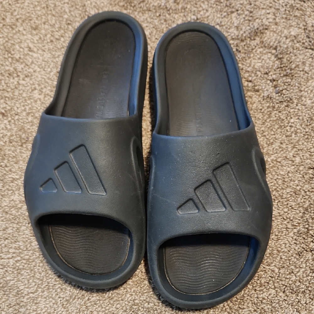 Adidas Black Slide Sandals